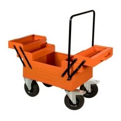 BAHCO - Caisse à Outils Métallique à Compartiments Sur Roues, 195 Mm X 637 Mm X 1 203 Mm