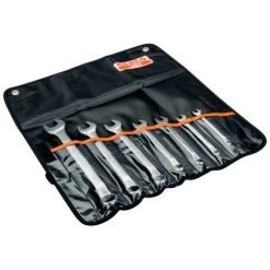 BAHCO - Jeu De Clés Mixtes à Cliquet Contre-coudées, Dimensions Métriques -7 Pc/pochette