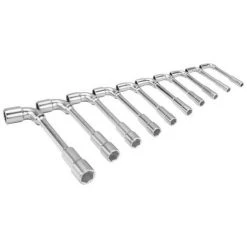 BAHCO - Jeu De Clés à Pipe Contrecoudées Doubles, Métriques, Dynamic-Drive 12x6pans-11pc