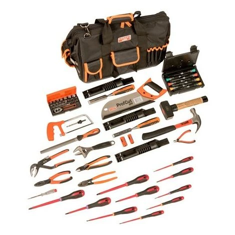 BAHCO - Sac Fermé Avec Jeu D'outils MRO - 61 pcs 1 BAHCO - Sac Fermé Avec Jeu D'outils MRO - 61 pcs