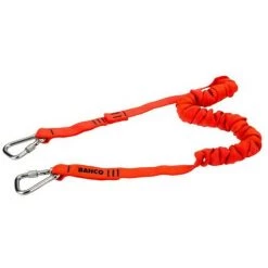 BAHCO - Lanière Orange Haute Visibilité Avec Mousqueton Non Détachable, 6 kg, 1,2 m