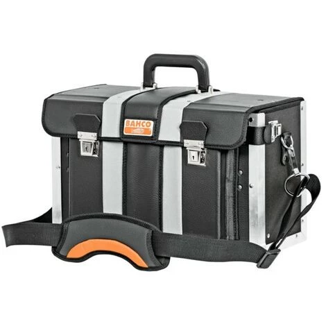 BAHCO - Malette à Outils En Cuir Avec Ouverture Avant, 440 Mm X 210 Mm X 260 Mm 1 BAHCO - Malette à Outils En Cuir Avec Ouverture Avant, 440 Mm X 210 Mm X 260 Mm