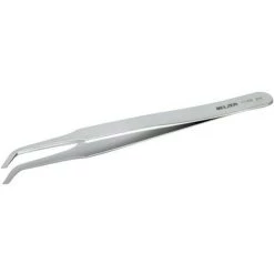 BAHCO - Brucelles SMD Pr Micro Condensateurs, Pointes Rainurées 5mm Angle 60°, 120mm