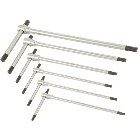 BAHCO - Jeu De Barres Poignée En T 6 Pans Métriques - 6 Pcs 1 BAHCO - Jeu De Barres Poignée En T 6 Pans Métriques - 6 Pcs
