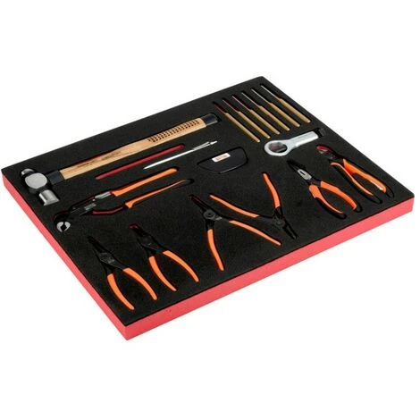 BAHCO - Jeu D'outils De Frappe Et Pinces, Module Mousse 3/3 Fit&Go - 18 pcs 1 BAHCO - Jeu D'outils De Frappe Et Pinces, Module Mousse 3/3 Fit&Go - 18 pcs