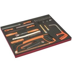 BAHCO - Module Fit&Go 3/3, Outils De Coupe, Limes Et Jeu Tournevis à Frapper - 23 Pcs