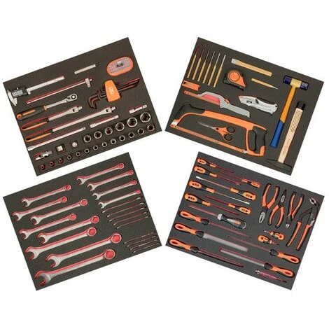 BAHCO - Module De 4 mousses MRO - 147 pcs 1 BAHCO - Module De 4 mousses MRO - 147 pcs