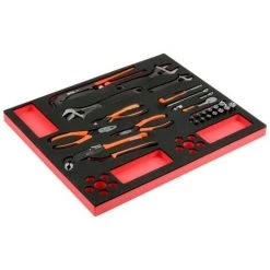 BAHCO - Jeu De Pinces/clés/douilles, Module Mousse 3/3 Fit&Go - 26 pcs