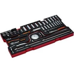 BAHCO - Jeu De Douilles, Module Pour 4750RCHDW01 Caisse Rigide à Usage Intensif - 61 pcs