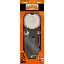 BAHCO - Module Fit&Go 1/3, Coupelle Magnétique & Clé à Molettes-4pc Emballage Individuel
