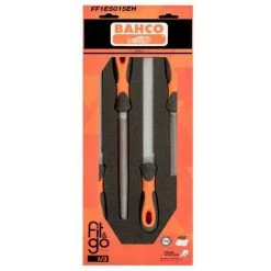 BAHCO - Module Mousse Fit&Go 1/3, Limes ERGO™ - 4 Pcs Emballage Individuel