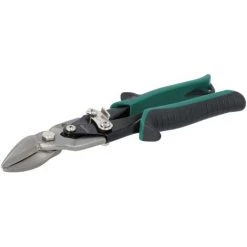 BAHCO - Cisaille à Tôle Coupe à Droite, Puissance Par Levier, Poignées Verte, 250 mm