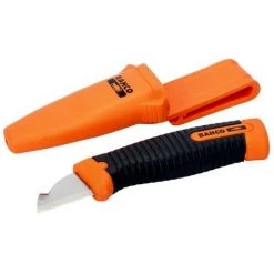 BAHCO - Couteau D'électricien, Pour Dénuder Avec Les Deux mains, Conditionnement Détail