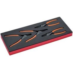 BAHCO - Jeu De Pinces à Circlips, Module Mousse 1/3 Fit&Go - 4 pcs