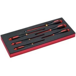 BAHCO - Jeu De Tvis Isolés Pr Vis à Fente/PH, Module 1/3 Fit&Go, 39x181x445 mm - 6 pc