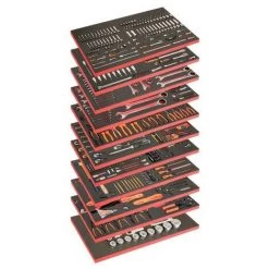 BAHCO - Composition De 11 Modules Mousse Avec 758 Outils à Usage Général