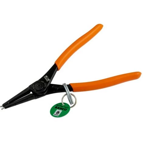 BAHCO - Pince à Circlips Extérieurs à Becs Droits, Fini Phosphaté, Anneau En Inox 180mm 1 BAHCO - Pince à Circlips Extérieurs à Becs Droits, Fini Phosphaté, Anneau En Inox 180mm