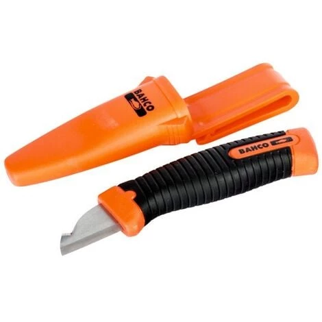 BAHCO - Couteau D'électricien, Pour Dénuder Avec Les Deux mains 1 BAHCO - Couteau D'électricien, Pour Dénuder Avec Les Deux mains