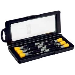 BAHCO - Jeu De Tournevis Vis à Fente Avec Poignée De Précision 1-2,5 Mm - 6 Pcs