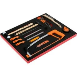 BAHCO - Clés Mâles, Limes Outils De Frappe Et De Coupe, Module 3/3 Marqué Au Laser -28pc