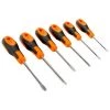 BAHCO - Jeu De Tvis à Fente/PH, Poignée Caoutchouc, 5,5-6,5 mm/3-4 mm/PH1-PH2 - 6 pc
