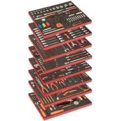 BAHCO - 8 Modules Mousse Pour La Réparation Automobile - 357 Pcs