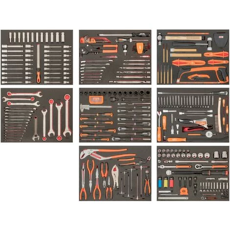 BAHCO - 8 Modules Mousse Pour La Réparation Automobile - 357 Pcs 2 BAHCO - 8 Modules Mousse Pour La Réparation Automobile - 357 Pcs – Image 2