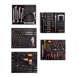 BAHCO - Module De 5 mousses Pour Maintenance Automobile - 196 pcs