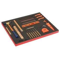 BAHCO - Module Fit&Go 3/3 Marquage Laser, Tvis ERGO™, Manche En T & Clés Mâles - 18 Pcs