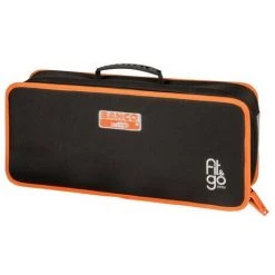 BAHCO - Pochette Tissu Porte Outil 11L, Poignée Caoutchouc Pour 2 Modules Mousse 1/3