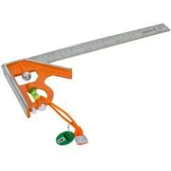 BAHCO - Équerre Mixte Avec Cordon Dyneema, 300 mm