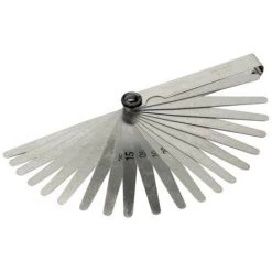 BAHCO - Jauge D'épaisseur Professionnelle, 20 Lames, 100 mm