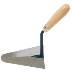 BAHCO - Truelle De Maçon Modèle Catalan Avec Poignée En Bois, 175 Mm X 125 Mm