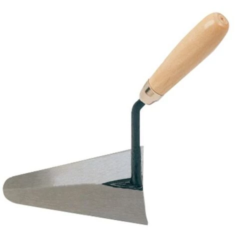 BAHCO - Truelle De Maçon Modèle Catalan Avec Poignée En Bois, 175 Mm X 125 Mm 1 BAHCO - Truelle De Maçon Modèle Catalan Avec Poignée En Bois, 175 Mm X 125 Mm