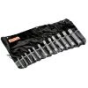 BAHCO - Jeu De Clés à Pipe Droites Doubles, Dimensions Métriques - 12 Pcs/pochette