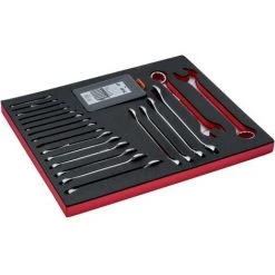 BAHCO - Jeu De Clés/chasses-goupilles, Module Mousse 3/3 Fit&Go - 27 pcs