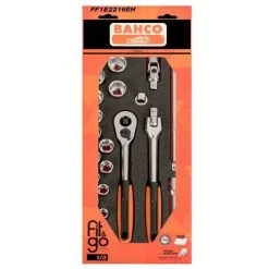 BAHCO - Module Fit&Go 1/3, Cliquet Et Accessoires 1/2" - 24 Pcs Emballage Individuel