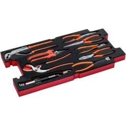 BAHCO - Jeu De Pinces Aviation, Module Pr 4750RCHDW01 Caisse Rigide Usage Intensif - 9pc