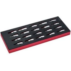 BAHCO - Jeu De Douilles Tournevis 1/2", Module Mousse 1/3 Fit&Go - 20 pcs