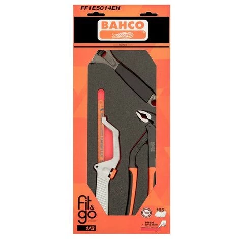 BAHCO - Module 1/3, Clé à Molette, Pinces Multiprise, Outils De Coupe Du Métal - 8pc 1 BAHCO - Module 1/3, Clé à Molette, Pinces Multiprise, Outils De Coupe Du Métal - 8pc