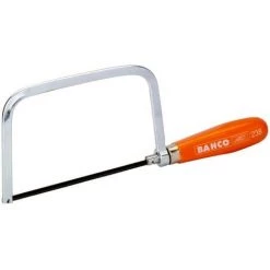 BAHCO - Mini-scie à Métaux Avec Monture En Acier Et Poignée En Bois 150 mm