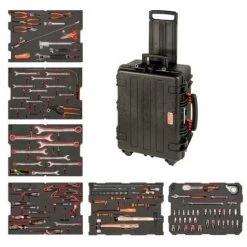 BAHCO - Kit D'outils Standard Pr éoliennes Dans Mallette Rigide Usage Intensif - 114 Pc