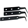 BAHCO - Jeu De 3 Lames Pointes Courbes Pour Couteau Découpe Pare-brise