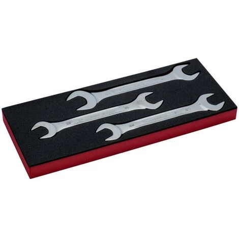 BAHCO - Jeu De Clés à Fourche Double, Module Mousse 1/3 Fit&Go - 3 pcs 1 BAHCO - Jeu De Clés à Fourche Double, Module Mousse 1/3 Fit&Go - 3 pcs