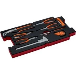BAHCO - Jeu Pinces Multi-usages, Module Pr 4750RCHDW01 Caisse Rigide Usage Intensif-9pc
