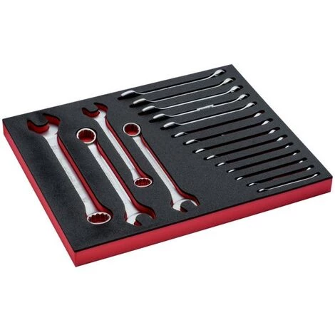 BAHCO - Jeu De Clés Mixtes, Module Mousse 2/3 Fit&Go - 18 pcs 1 BAHCO - Jeu De Clés Mixtes, Module Mousse 2/3 Fit&Go - 18 pcs