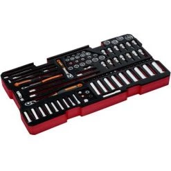 BAHCO - Jeu De Douilles, Module Pour 4750RCHDW01 Caisse Rigide à Usage Intensif - 92 pcs