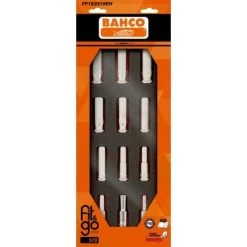 BAHCO - Module Mousse Fit&Go 1/3, Douilles Longues 1/2" - 12 Pcs Emballage Individuel