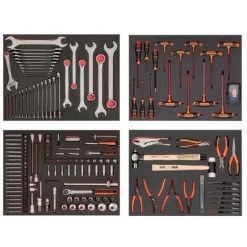 BAHCO - Module De 4 mousses Pour Maintenance Automobile - 177 pcs