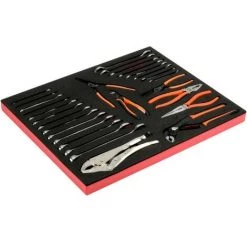 BAHCO - Jeu De Clés/pinces, Module Mousse 3/3 Fit&Go - 28 pcs